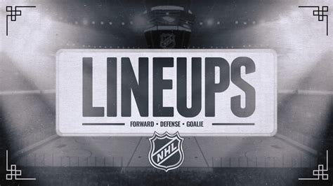 predicted lineups nhl.